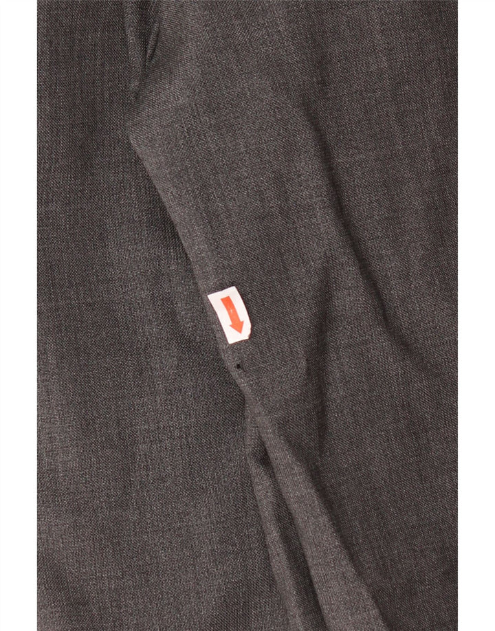 AQUASCUTUM Mens Straight Suit Trousers W34 L29 Grey