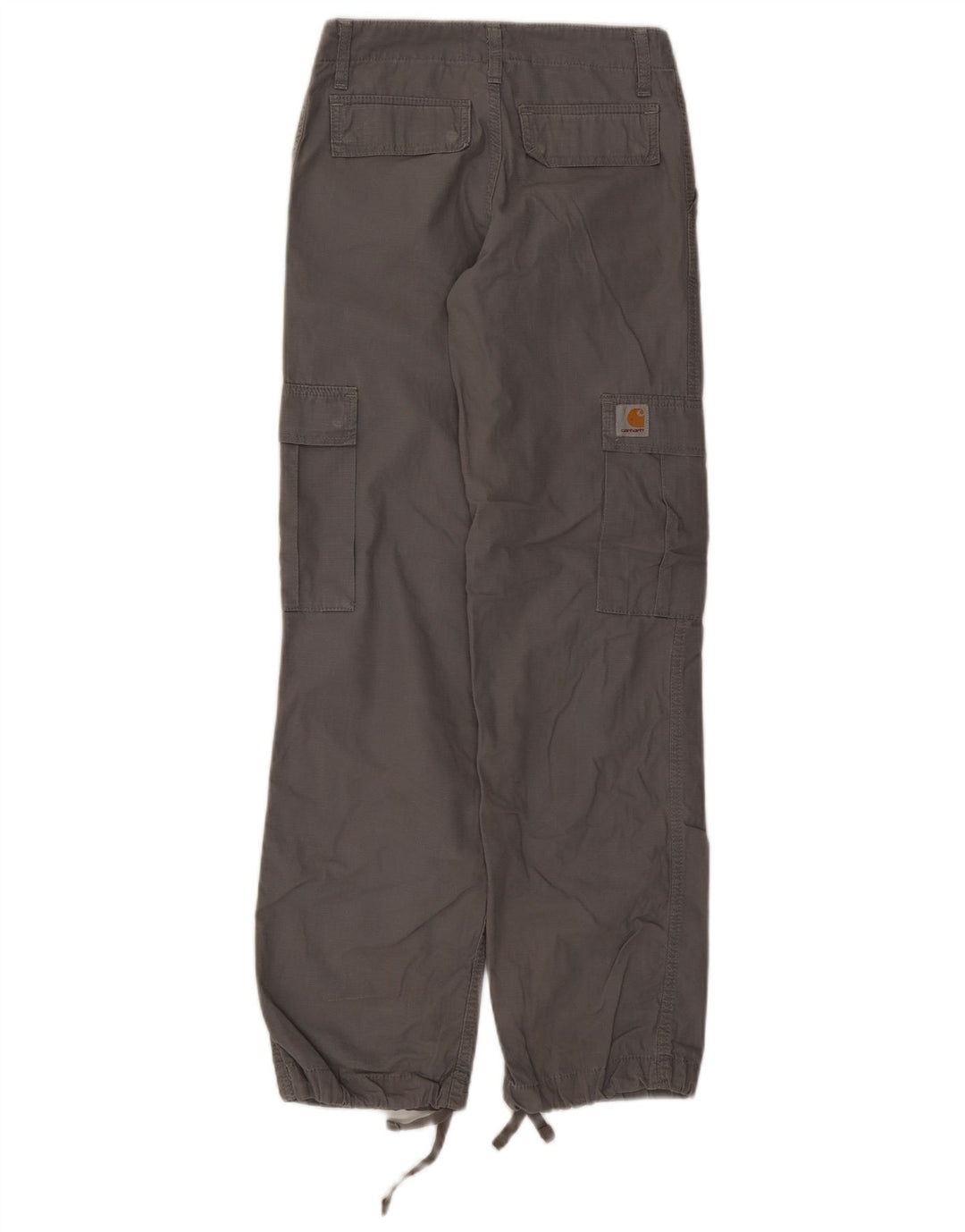 Carhartt Womens Straight Cargo Trousers W24 L31 Grey Cotton