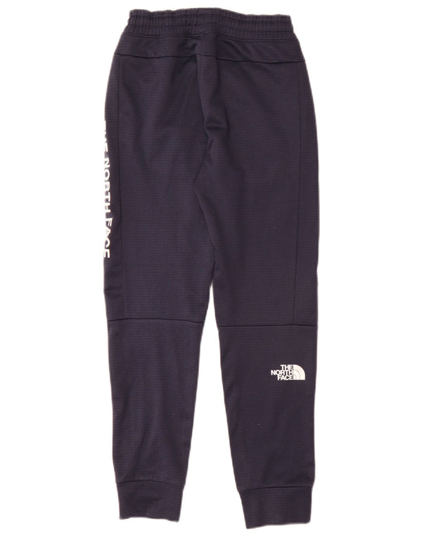 The North Face Boys Tracksuit Trousers Joggers 9-10 Years Medium Navy Blue