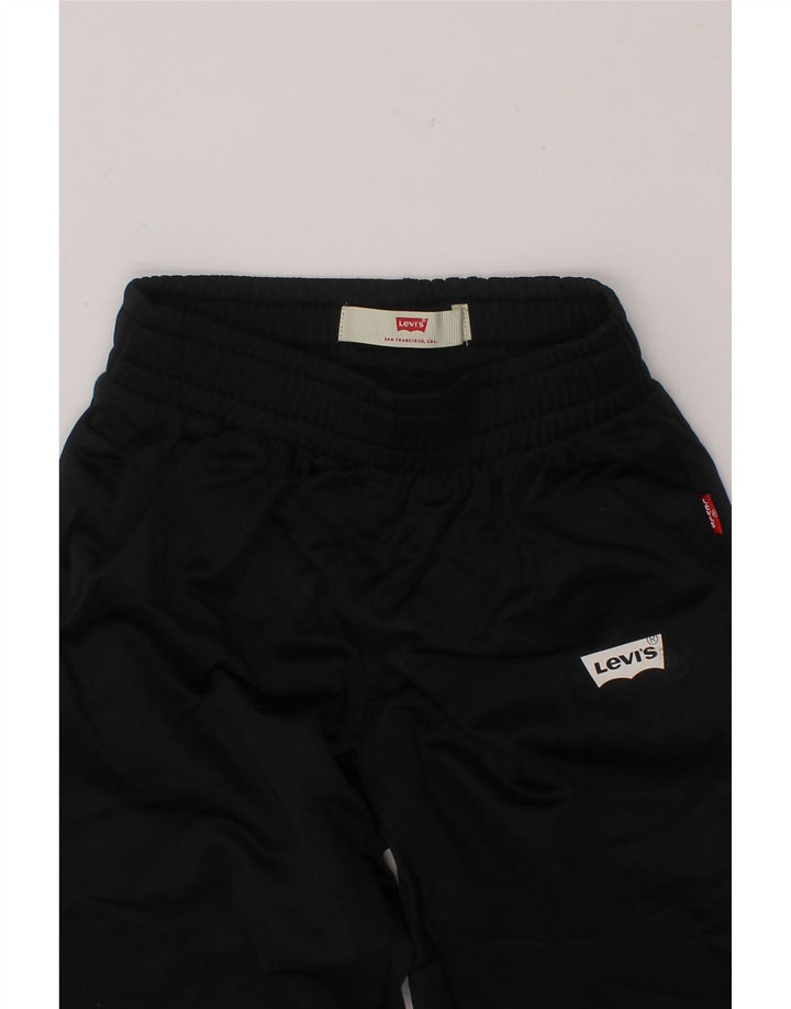 LEVI'S Boys Tracksuit Trousers Joggers 2-3 Years  Black Polyester Vintage Levi's and Second-Hand Levi's from Messina Hembry 