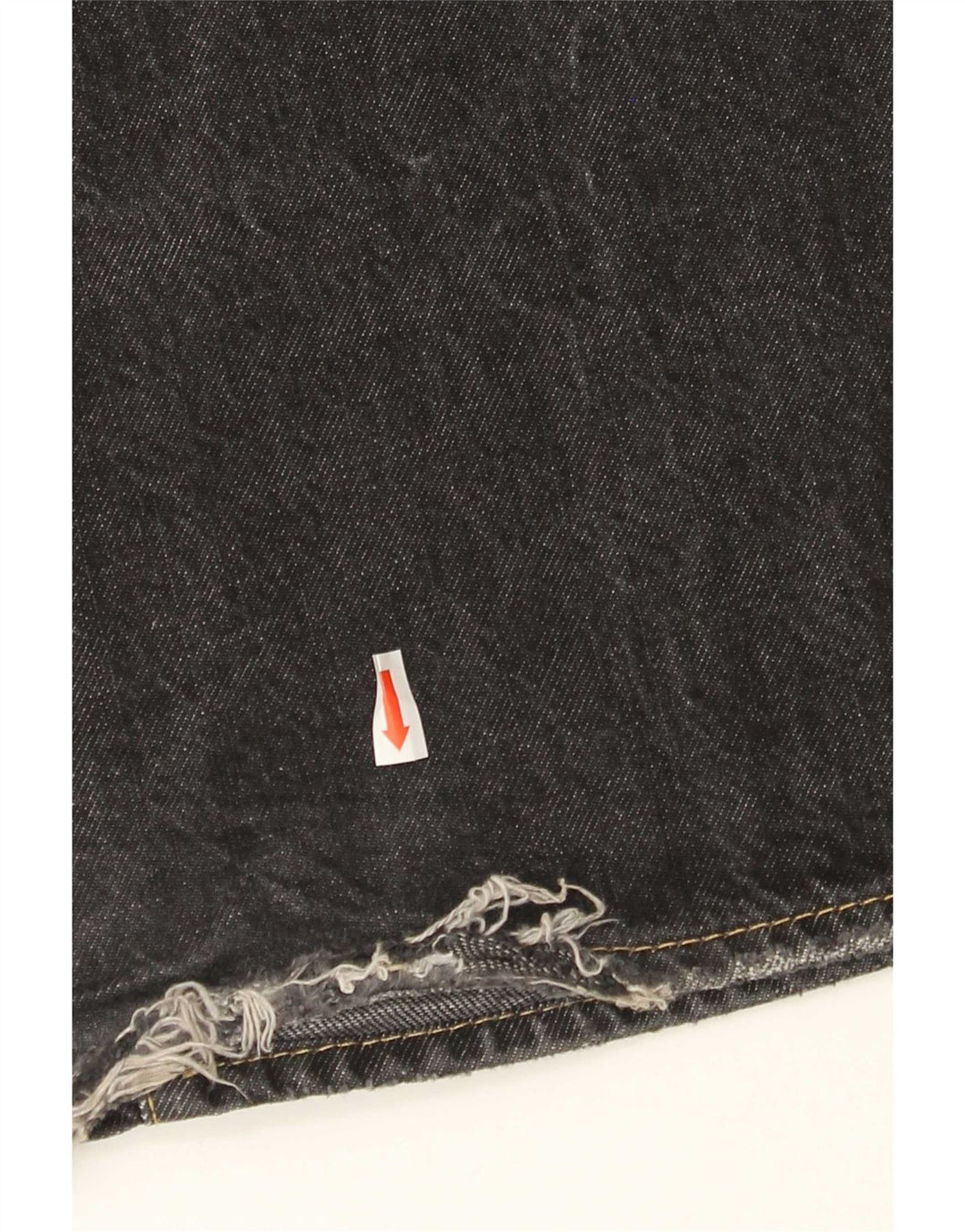 HUGO BOSS Mens Bootcut Jeans W34 L32 Black Cotton