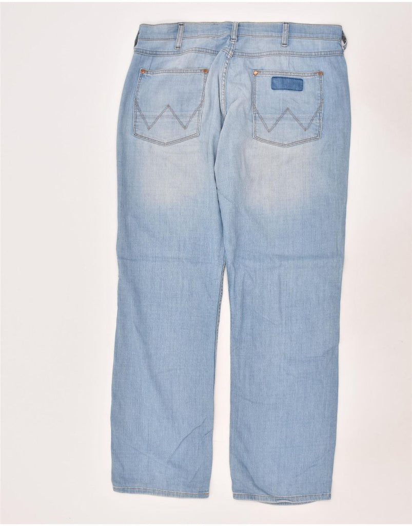 WRANGLER Mens Ace Straight Jeans W38 L34  Blue Cotton | Vintage Wrangler | Thrift | Second-Hand Wrangler | Used Clothing | Messina Hembry 