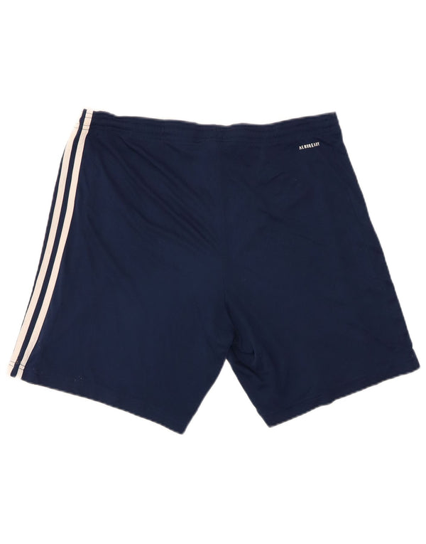 ADIDAS Mens Aeroready Sport Shorts Medium Navy Blue Polyester