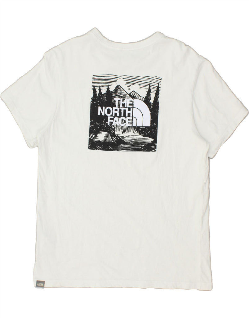 THE NORTH FACE Mens Graphic T-Shirt Top Large White Cotton | Vintage The North Face | Thrift | Second-Hand The North Face | Used Clothing | Messina Hembry 