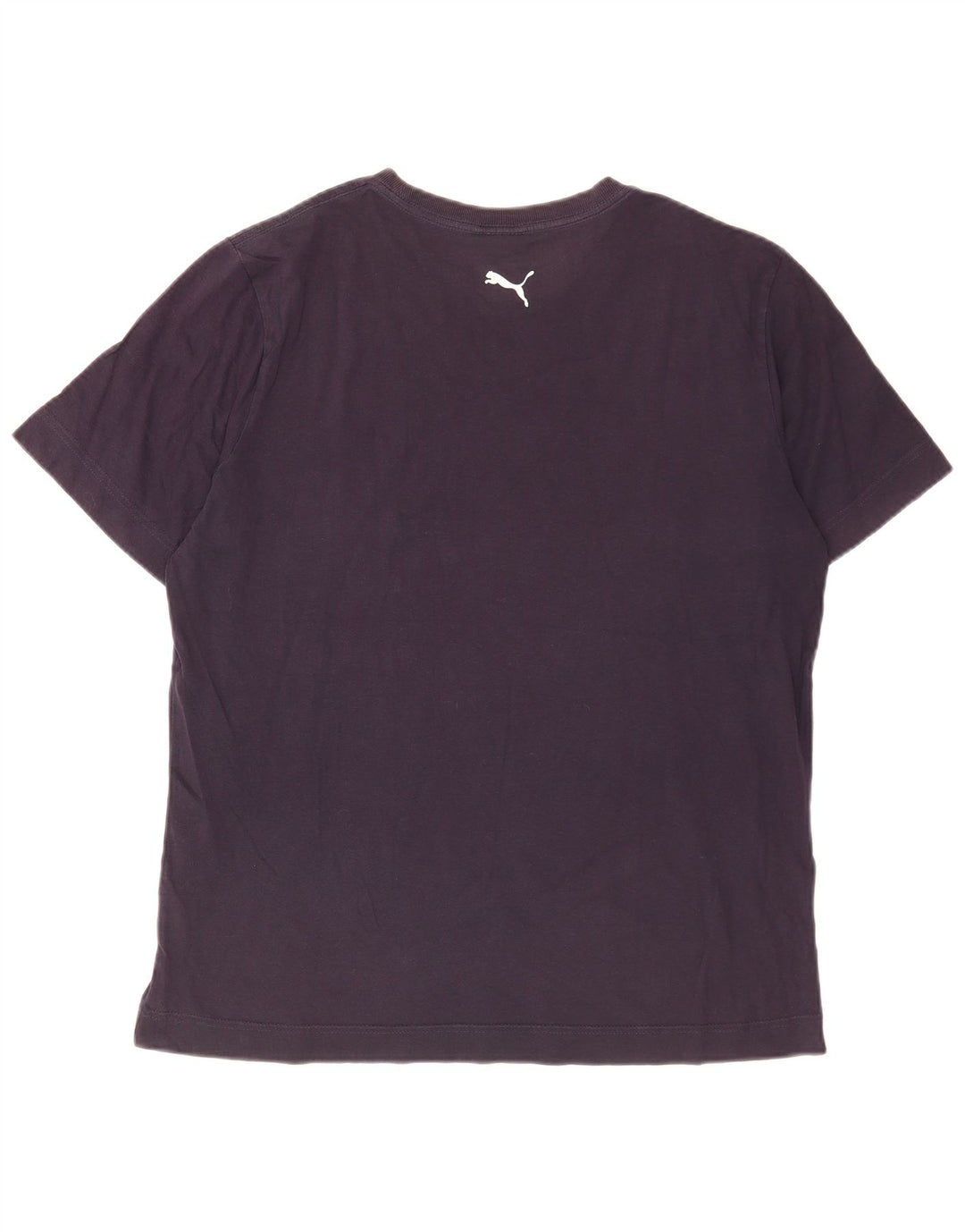 Puma Mens Graphic T-Shirt Top Large Navy Blue