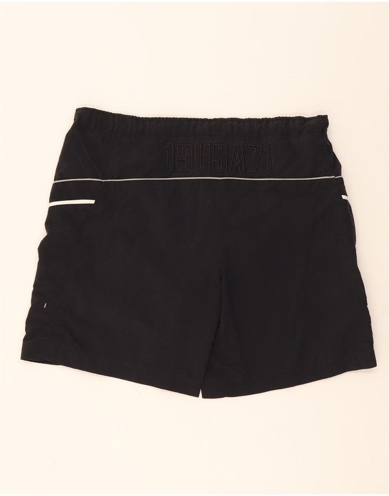 NIKE Mens Graphic Sport Shorts Large Black Vintage Nike and Second-Hand Nike from Messina Hembry 