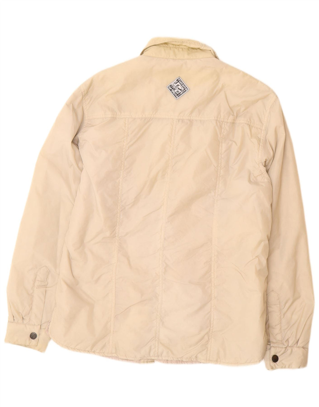 TUCANO URBANO Mens Padded Jacket UK 38 Medium Off White Nylon