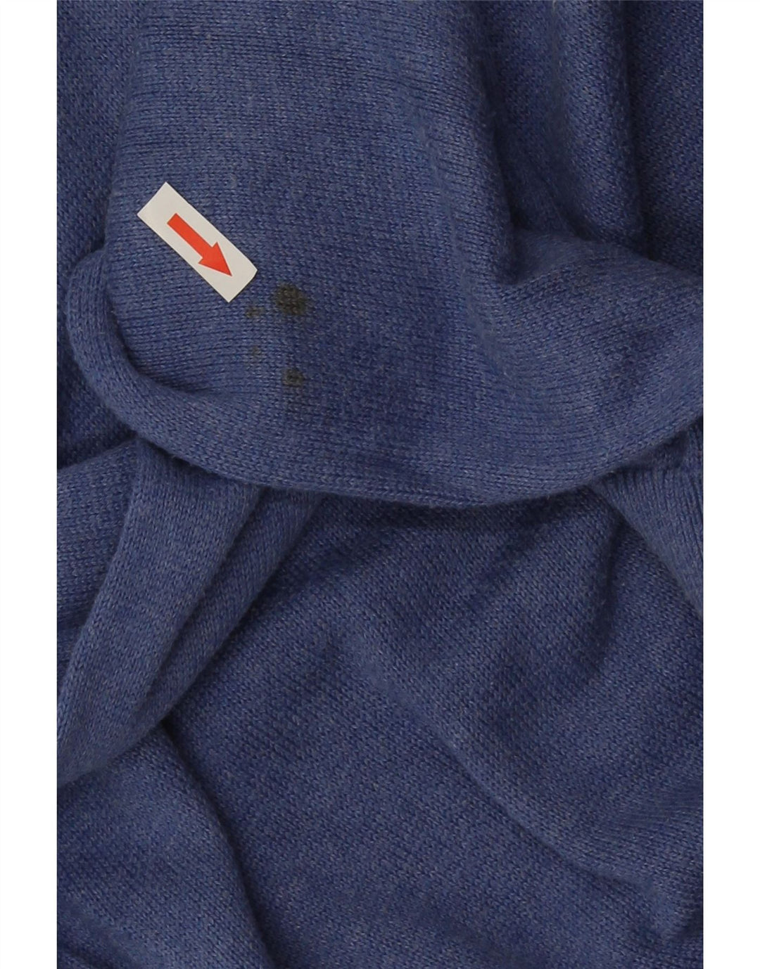 Crew Clothing Mens V-Neck Jumper Sweater Medium Blue Cotton
