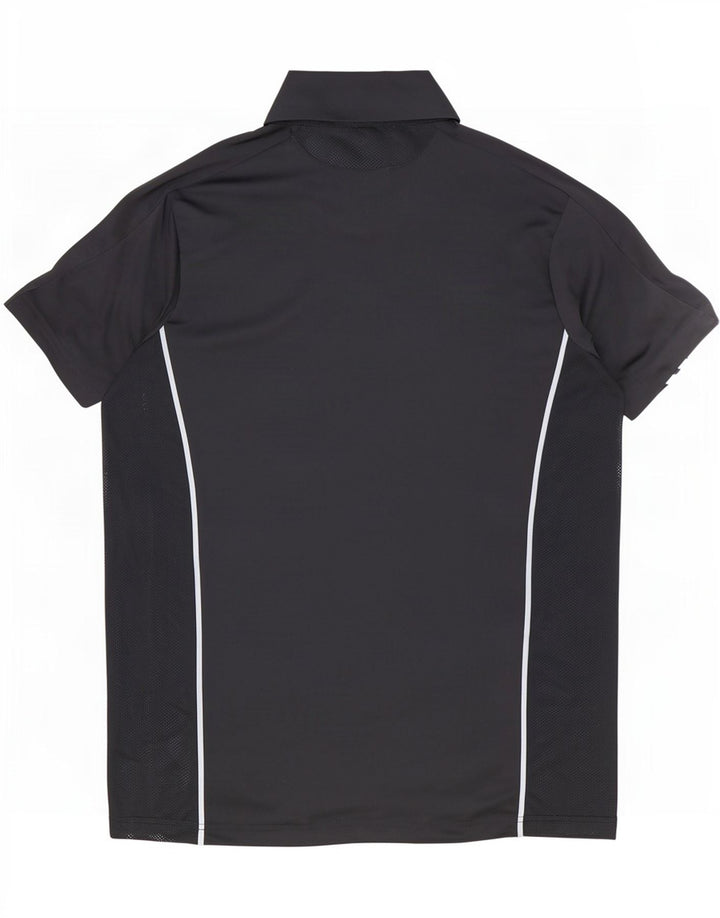 Adidas Mens Clima 365 Polo Shirt Large Black Polyester