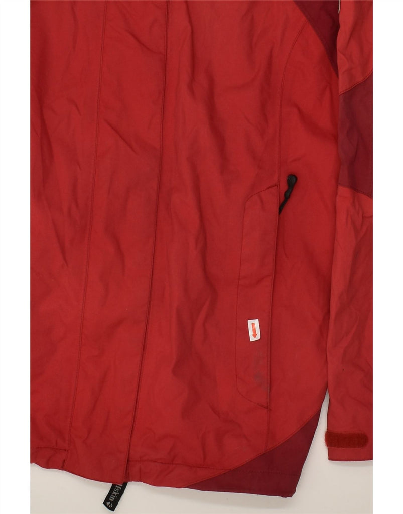 JACK WOLFSKIN Womens Windbreaker Jacket UK 10 Small Red Colourblock | Vintage Jack Wolfskin | Thrift | Second-Hand Jack Wolfskin | Used Clothing | Messina Hembry 