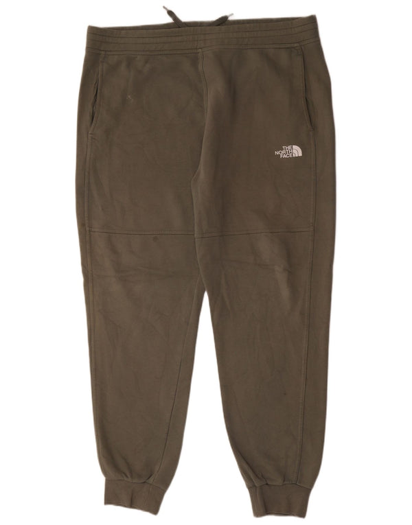 The North Face Mens Tracksuit Trousers Joggers XL  Khaki Cotton