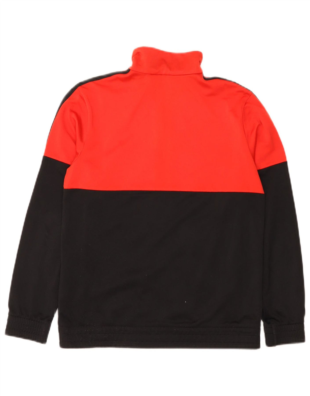 Adidas Boys Graphic Tracksuit Top Jacket 11-12 Years Red Colourblock