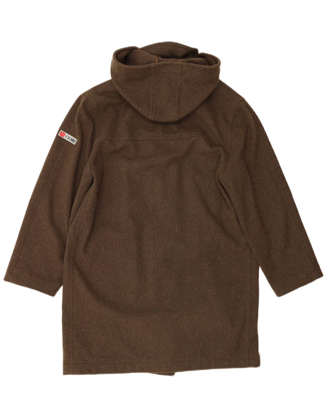 Fjord Mens Hooded Duffle Coat IT 52 XL Khaki