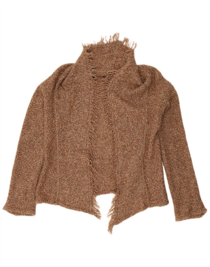 Liu Jo Womens Open Cardigan Sweater UK 10 Small Beige