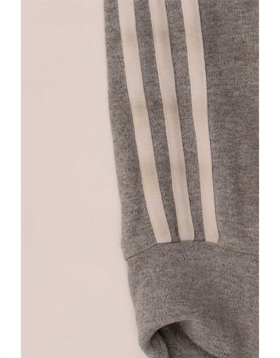 Adidas Womens Regular Fit Tracksuit Top Jacket UK 8 Small Grey Cotton