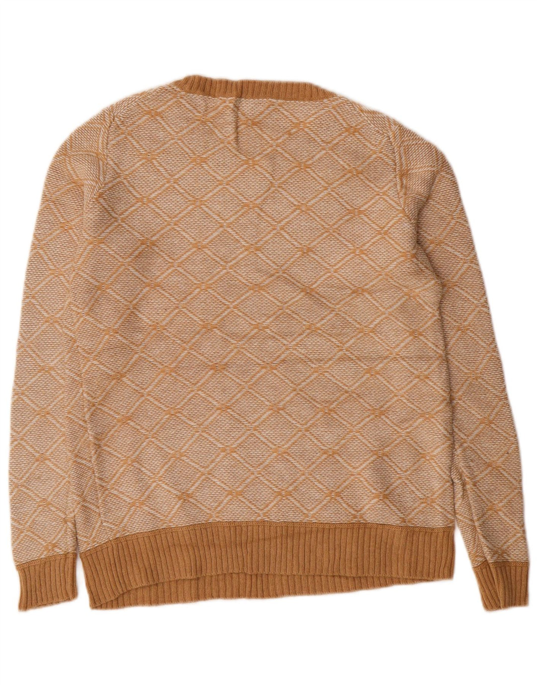 J. Crew Womens Boat Neck Jumper Sweater UK 10 Small Beige Viscose