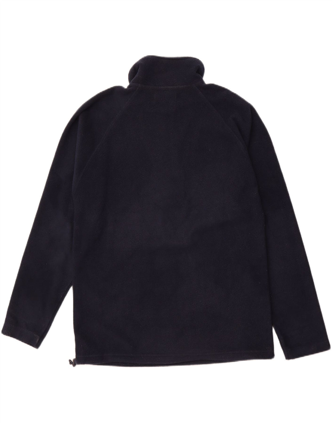 KAPPA Mens Zip Neck Fleece Jumper Medium Navy Blue Polyester