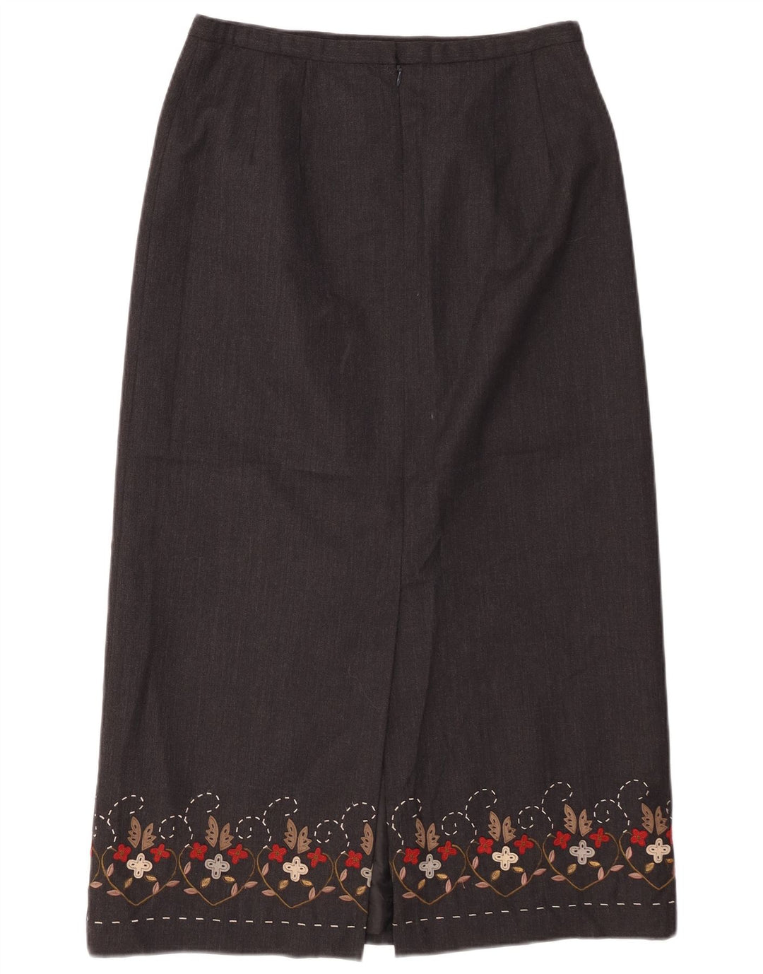 PENDLETON Womens Maxi Skirt US 10 Medium W28  Grey Floral Virgin Wool