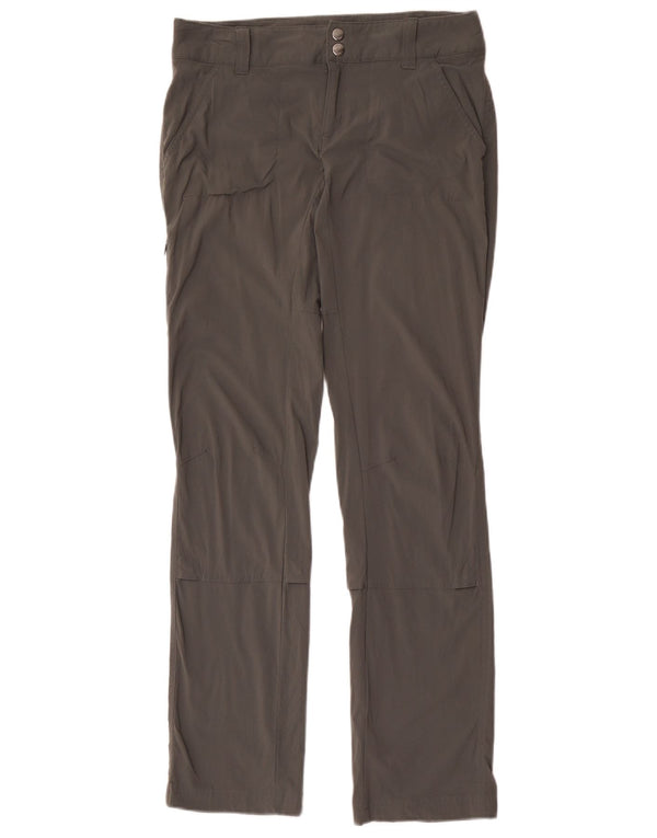 Columbia Womens Straight Cargo Trousers US 4 Small W30 L33 Grey Nylon