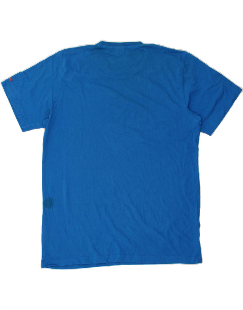 REEBOK Mens Graphic T-Shirt Top Large Blue Cotton Vintage Reebok and Second-Hand Reebok from Messina Hembry 