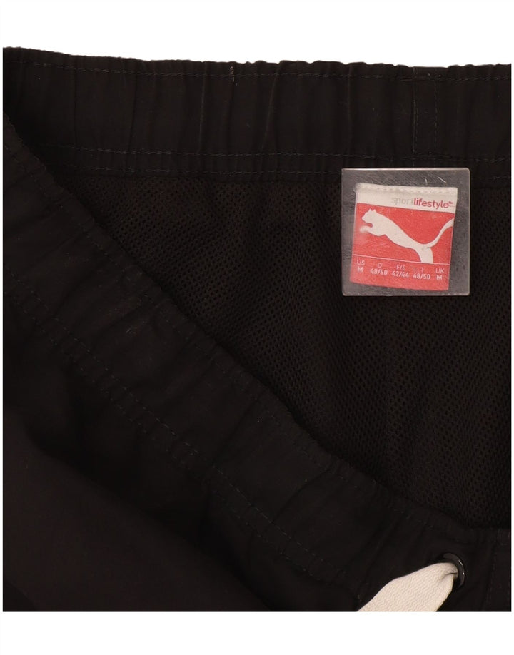 Puma Mens Graphic Sport Shorts Medium Black