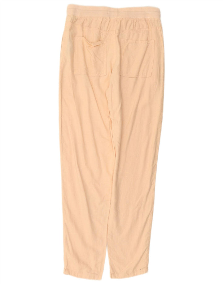 MARKS & SPENCER Womens Tapered Trousers W30 L29 Pink