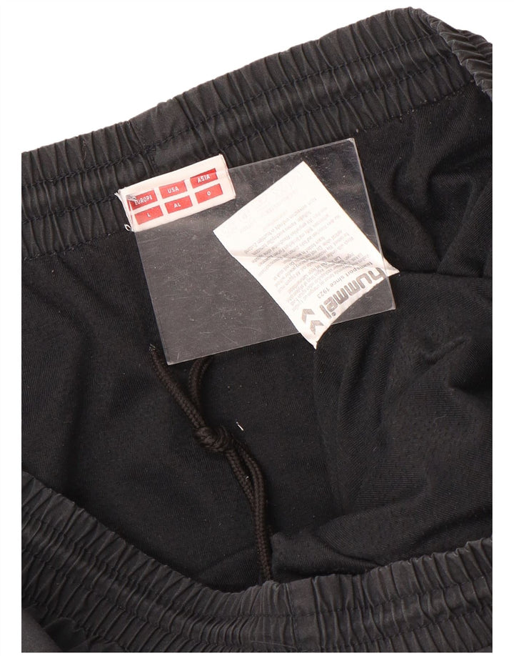 Hummel Mens Tracksuit Trousers Joggers Large Grey Polyester