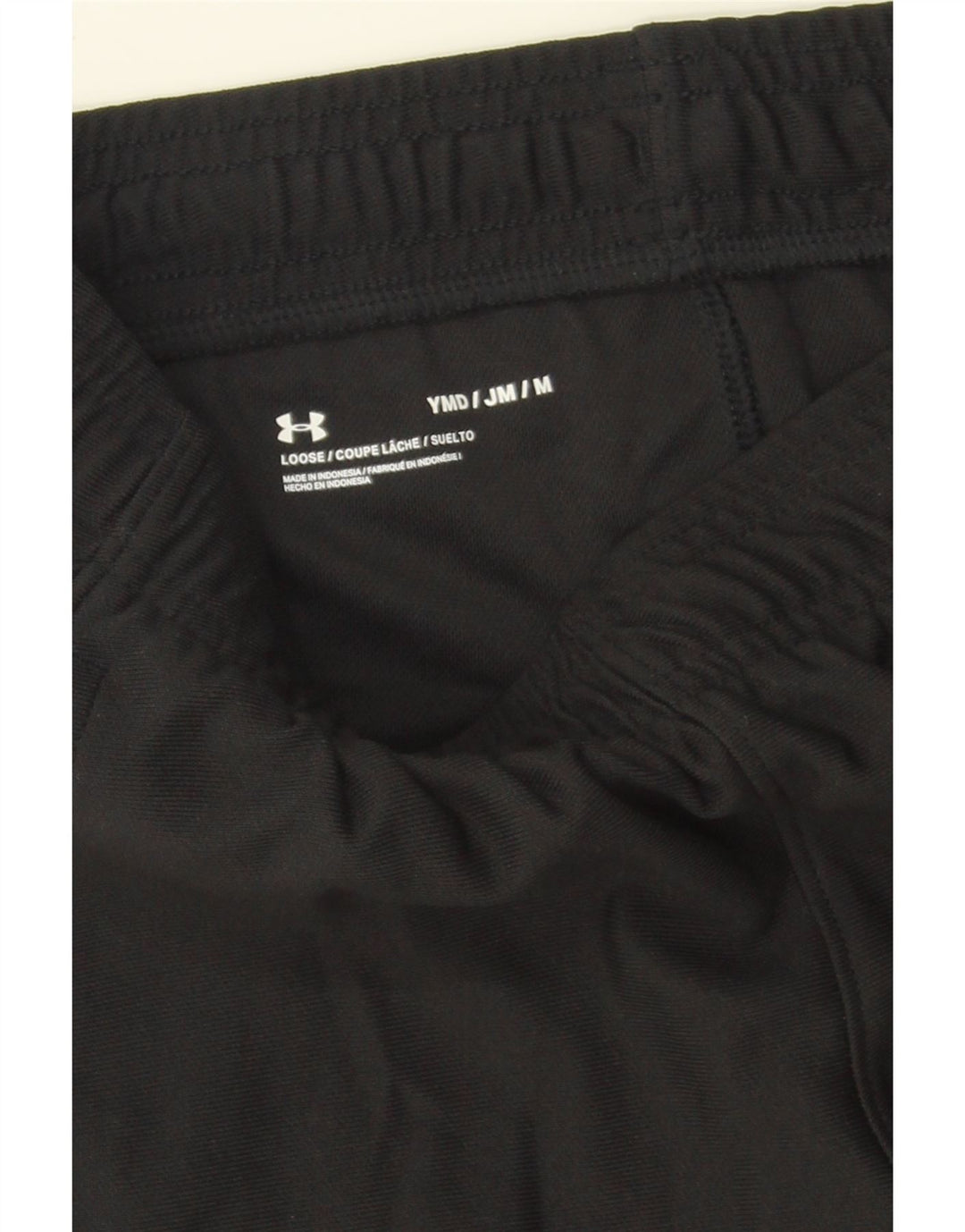 UNDER ARMOUR Girls Tracksuit Trousers 9-10 Years Medium Black Polyester Vintage Under Armour and Second-Hand Under Armour from Messina Hembry 