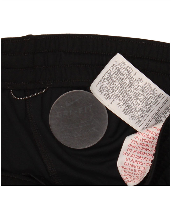 NIKE Boys Graphic Sport Shorts 7-8 Years Black Polyester