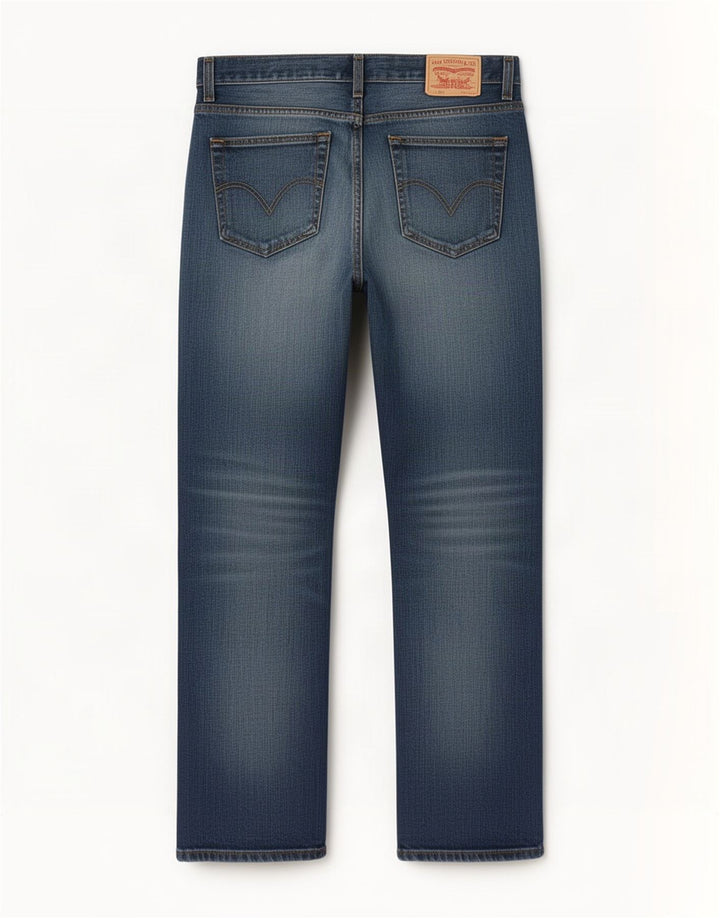 Levi's Mens 758 Straight Jeans W34 L34 Blue Cotton