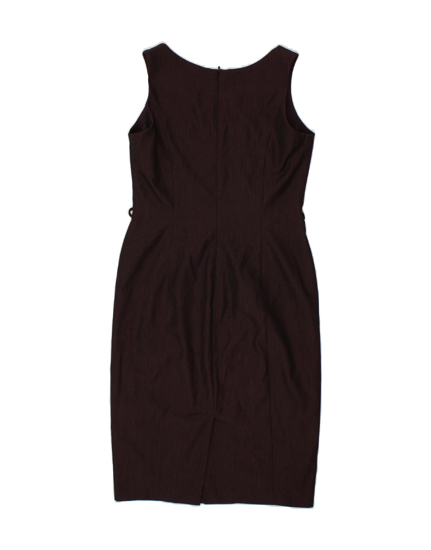 NEXT Abito tubino da donna UK 10 Small Borgogna Poliestere