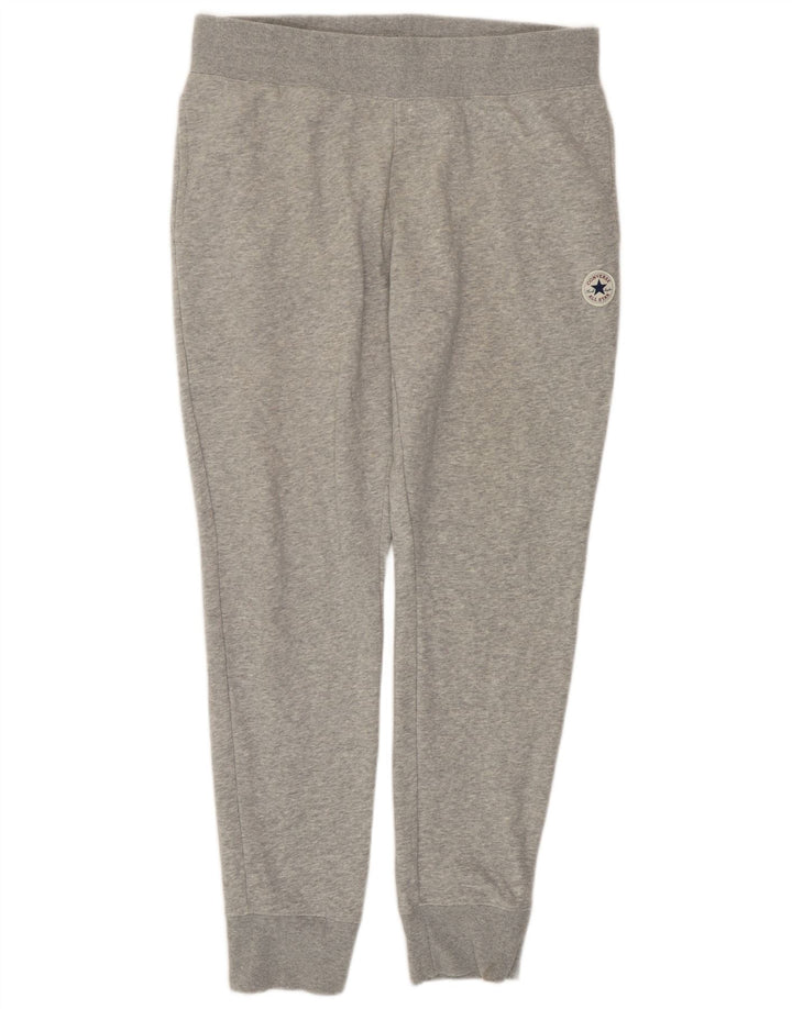 Converse Mens Tracksuit Trousers Joggers Large  Grey Cotton