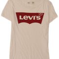 Levi's Womens Graphic T-Shirt Top UK 10 Small White