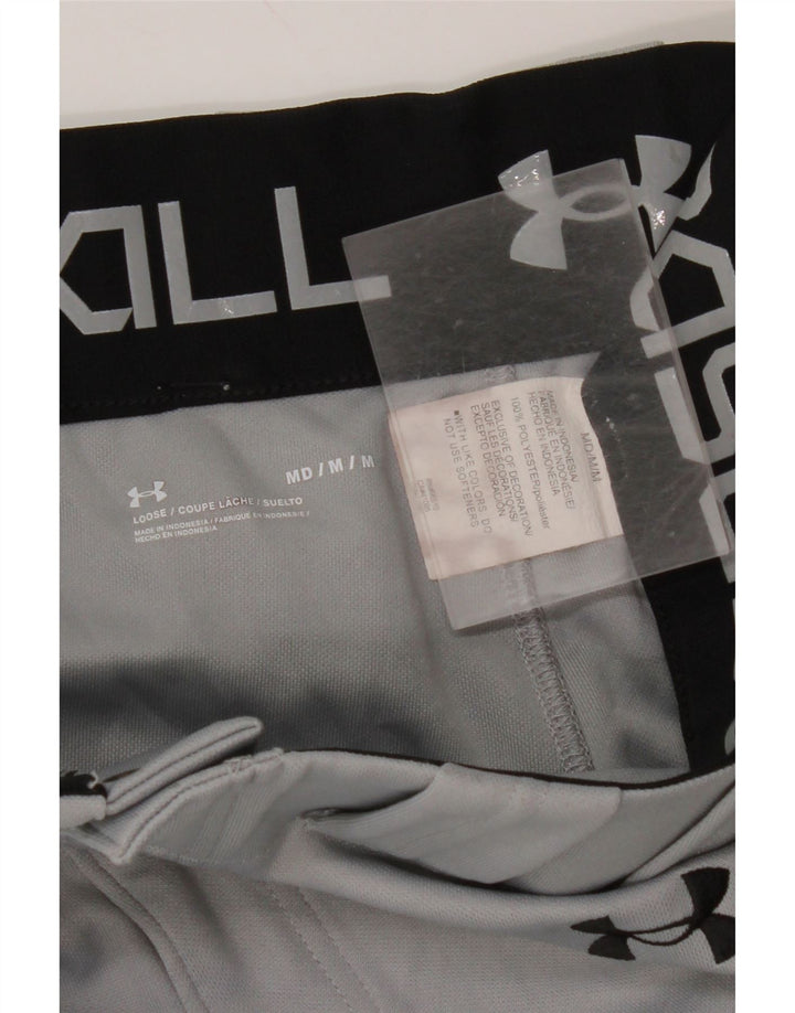 UNDER ARMOUR Mens Tracksuit Trousers Medium  Grey Polyester
