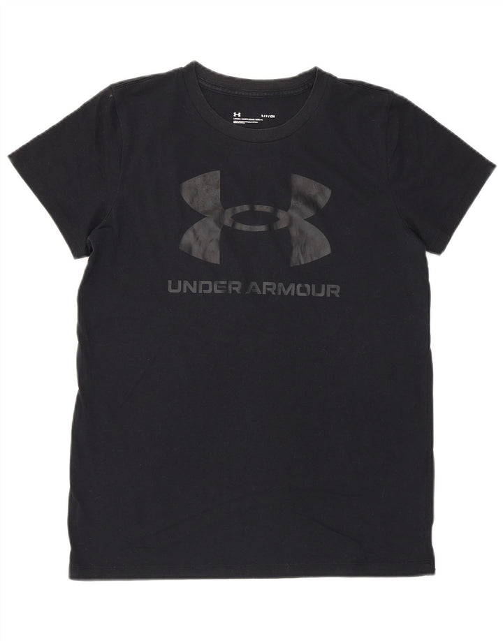 UNDER ARMOUR Mens Graphic T-Shirt Top Small Navy Blue