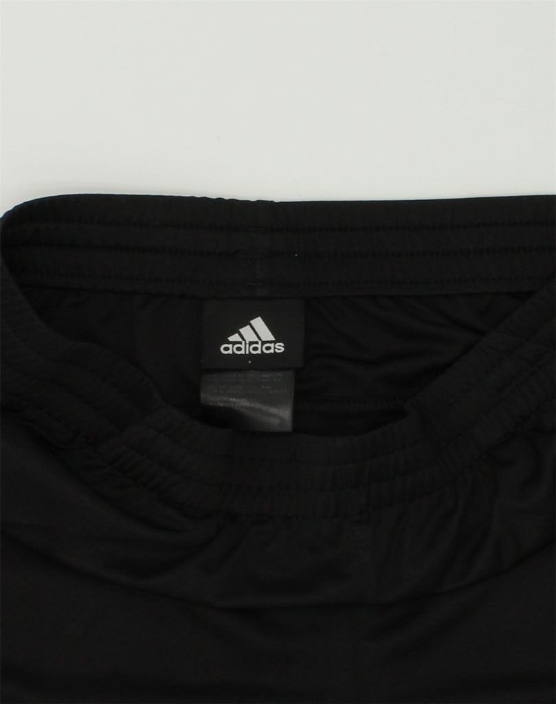 ADIDAS Boys Tracksuit Trousers 15-16 Years Black Polyester | Vintage Adidas | Thrift | Second-Hand Adidas | Used Clothing | Messina Hembry 