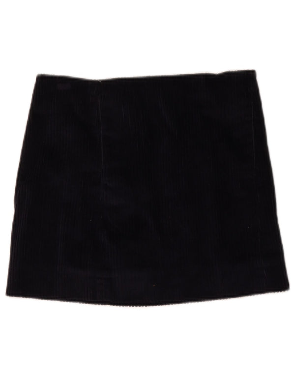 Cos Womens Mini Corduroy Skirt EU 34 XS W30 Black Cotton