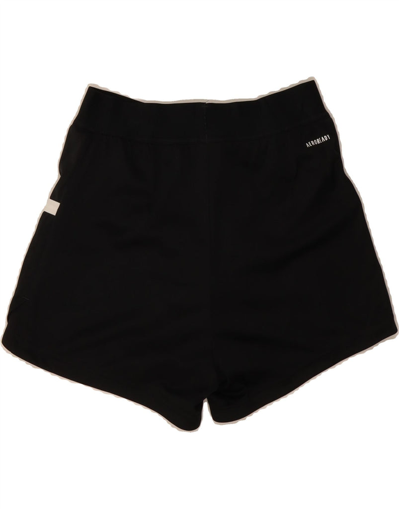 ADIDAS Womens Aeroready Sport Shorts UK 10 Small Black Vintage Adidas and Second-Hand Adidas from Messina Hembry 