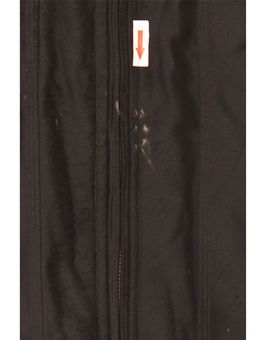 Trussardi Mens Padded Bomber Jacket IT 52 XL Black Polyester