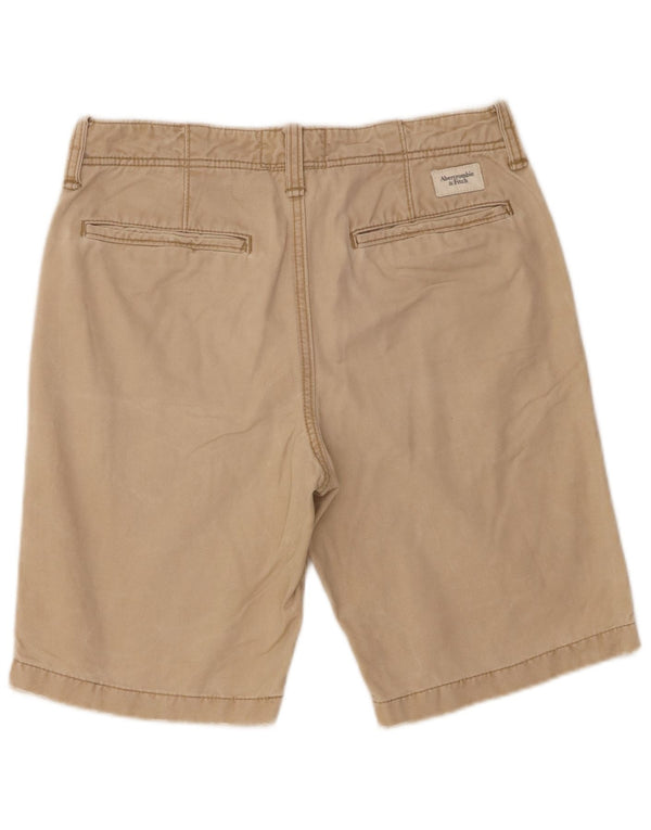 Abercrombie & Fitch Mens Chino Shorts W31 Medium Beige Cotton