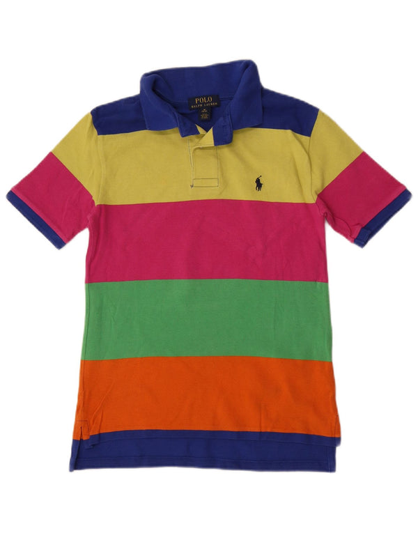 Polo Ralph Lauren Girls Shirt 10-11 Years Medium Multicoloured Striped