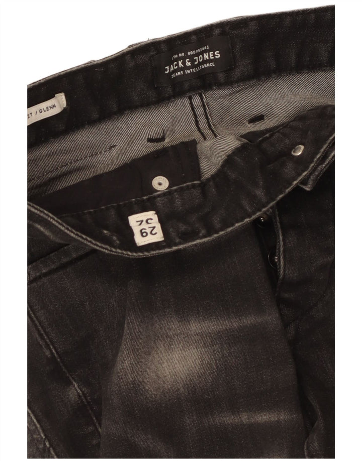 Jack & Jones Mens GLENN Slim Jeans W29 L32 Black