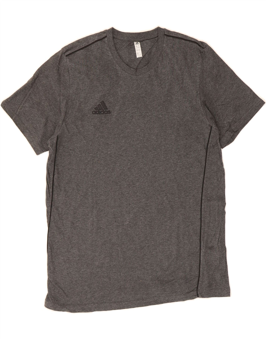 ADIDAS Mens T-Shirt Top Large Grey Cotton Vintage Adidas and Second-Hand Adidas from Messina Hembry 