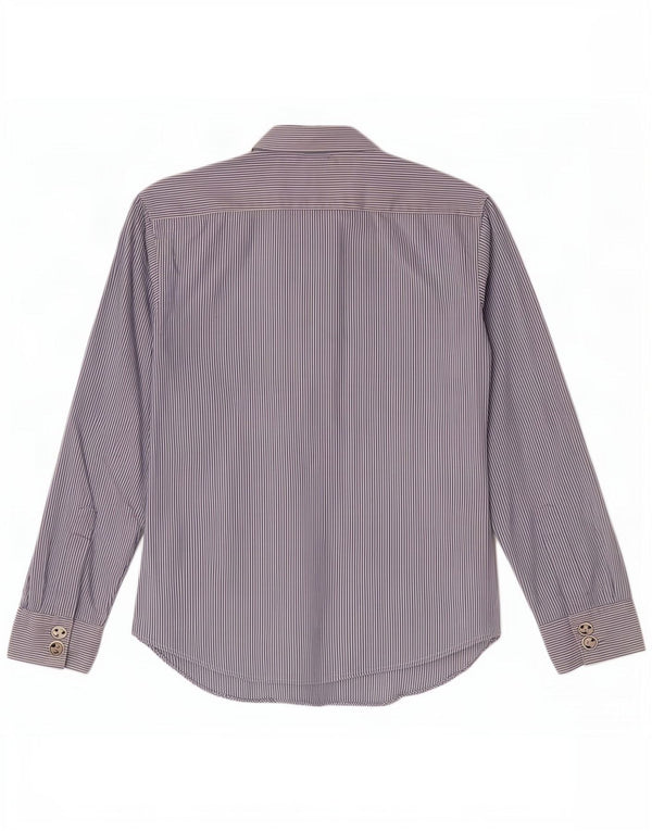 G-Star Mens Military Shirt Medium Blue Pinstripe Cotton