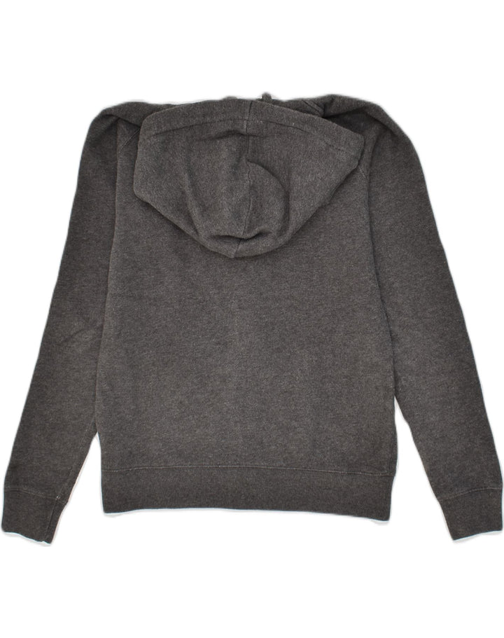 JACK WILLS Womens Zip Hoodie Sweater UK 10 Small Grey Polyester | Vintage Jack Wills | Thrift | Second-Hand Jack Wills | Used Clothing | Messina Hembry 