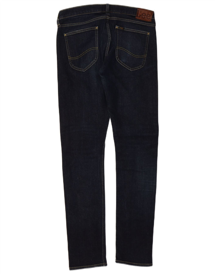 Lee Mens Luke Slim Jeans W33 L34 Navy Blue Cotton