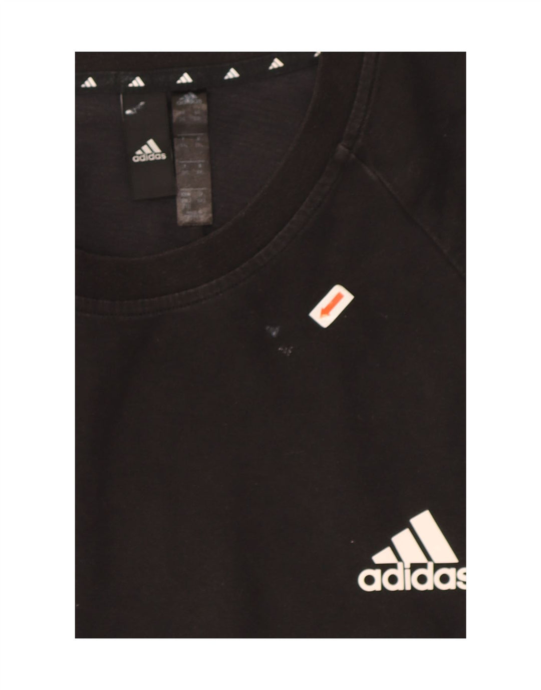 Adidas Mens T-Shirt Top 2XL Black Cotton