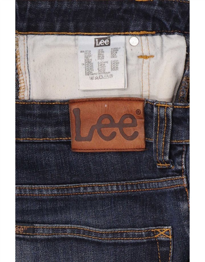 Lee Mens Powell Slim Jeans W32 L34 Navy Blue Cotton