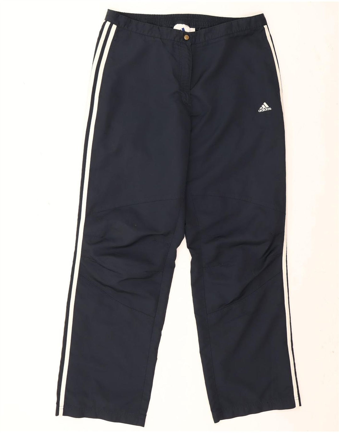 Adidas Womens Climashell Tracksuit Trousers UK 18 XL Navy Blue Polyester