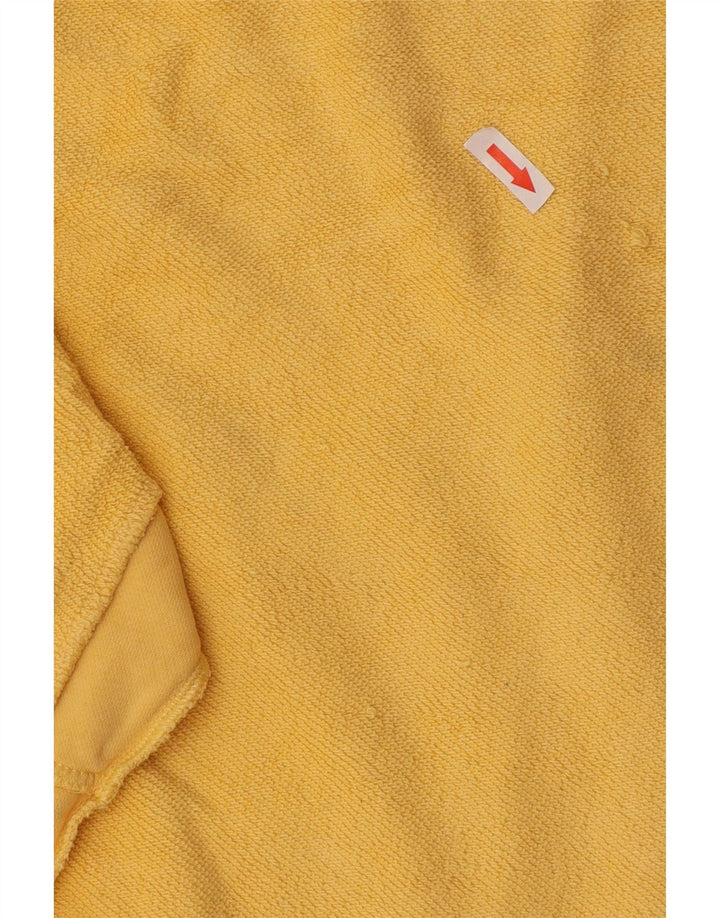 Nike Mens Sweatshirt Jumper Medium Yellow Cotton